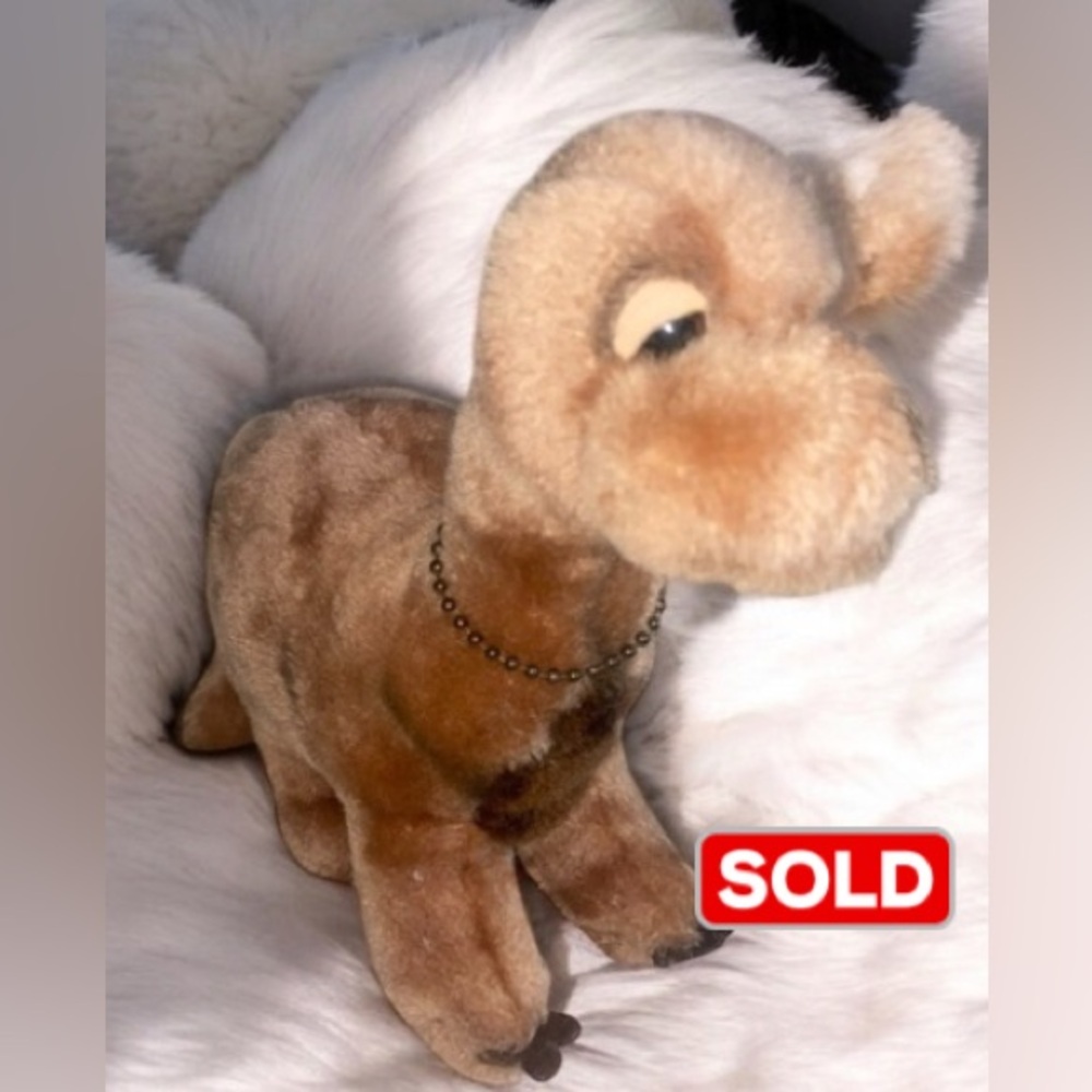 Dakin & Co. Vintage 80s Plush Dinosaur Stuffed Animal Brontosaurus R. Korea